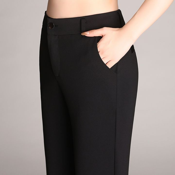 classic-vintage-high-waist-flare-pants-for-women-stretch-casual-straigh-trousers-office-lady-suit-pants-pantalones-de-mujer