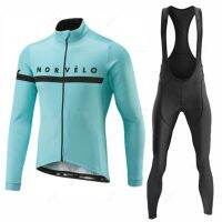 ZZOOI Morvelo Pro Team 2023 Spring and Fall Mens Long Sleeve Cycling Sets Bicycle Clothing Mountain Bike Clothes Suits Ropa Ciclismo