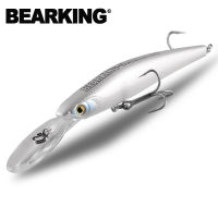 BEARKING Top เหยื่อตกปลา120Mm 22G Long Casting Minnow Wobblers ดำน้ำความลึก6-10ft Bass Pike