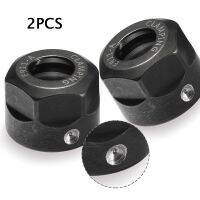 2pcs ER11-A Collet Clamping Nut พร้อมรูสมดุลแบบไดนามิกสําหรับ CNC Milling Chuck Holder Lathe