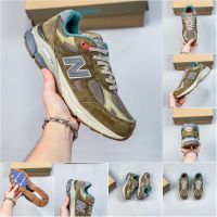 Sports Shoes New_ Balance NB Made in USA M990BD3 brown Series Classic Retro Casual Sports Daddy Running Shoes "Forest Green Black" M992JJรองเท้าผ้าใบ ผช