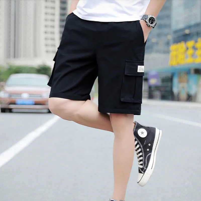 Men Cargo Shorts New Summer Korean Style Male Casual Short Pants 100% Cotton Plus Size Pockets Mens Shorts | Lazada Men Cargo Shorts New Summer Korean Style Male Casual Short Pants 100% Cotton Plus Size Pockets Mens Shorts | Lazada