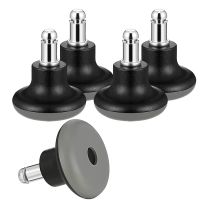 5Pcs Bell Glides Replacement Office Chair Wheels Stopper Office Chair Swivel Caster Wheels 2 Inch Stool Bell Glides