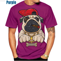 2023 NEW Shirt, Pug Pattern | Pug Print T-shirt | 3d Print Shirt | Dog Pug Pattern T-shirt 2023 fashion