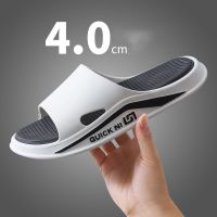 METASCH Fashionable Men Slippers Ins Summer Korean Version Outdoor Trend Non Slip Wear-resistant Beach Home Bathroom Sandals House Slippers