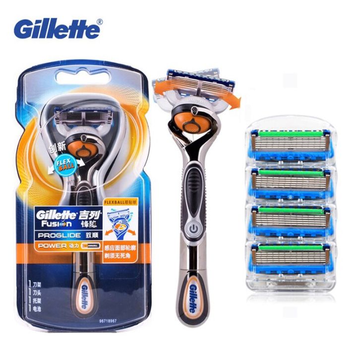 Gillette Electric Razor Fusion 5 Proglide Power Shaver For Men Flexball ...