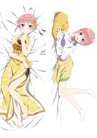 [HOT SHXLLOWWQWH 522] Quintessential Quintuplets Nakano Ichika Dakimakura ร่างกายปลอกหมอนปลอกหมอนอิงปก