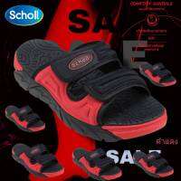 SCHOLL Cyclone 1u-1955 รองเท้าแตะชาย รองเท้าแตะหญิง-ชาย สีแดง