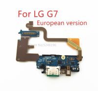 1ชิ้น M Icro USB PCB ชาร์จชาร์จ D Ock พอร์ตมินิเชื่อมต่อ F LEX สายเคเบิ้ลสำหรับ LG G7 ThinQ G710เปลี่ยนชิ้นส่วน