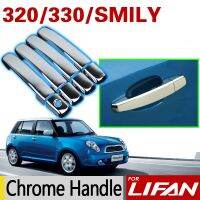 Hot Sale For Lifan 320 Essories 330 New Smily Chrome Door Handle 2011 2012 2013 2014 2015 Car Covers Stickers Car Styling