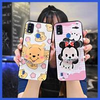 Kickstand Cartoon Phone Case For ZTE Blade A51/A7P Durable Waterproof foothold drift sand TPU Fashion Design cartoon