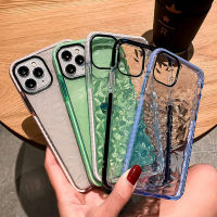 เพชรสุดหรูเคสใสสำหรับ Iphone 15 14 13 12 11 Pro Max Plus X XS XR 7 8 Plus SE เคสซิลิโคนแบบนิ่มโปร่งใสกันกระแทก