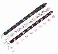 Cartoon breast cancer Key Lanyard ID Badge Holders Animal Phone Neck Straps with Keyring Phone Accessories D077