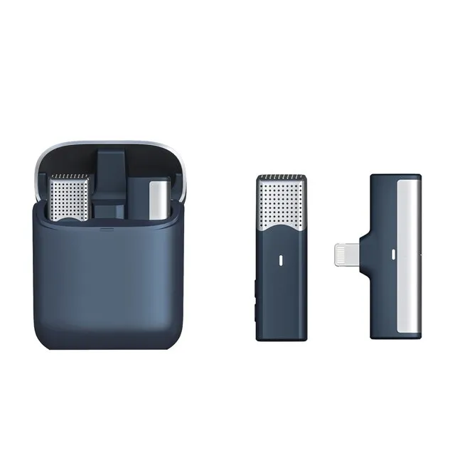 Leereel Wireless Lavalier Microphone Mini Portable Microphone