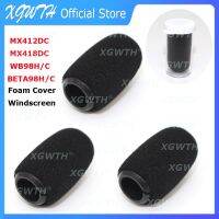 3Pcs Plastic Snap Foam Cover Windscreen Sponge for Shure BETA98H/C WB98H/C Instrument Microphone MX418DC MX412DC Gooseneck Mic