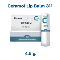 Ceramol Lip Balm เซรามอล ลิปบาล์ม 311 ขนาด 4.5 g. จำนวน 1 หลอด