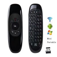 Wireless Air Mouse Voice Backlight Keyboard Mouse Somatosensory Gyroscope Double-Sided Remote Control For Android TV Box PC/TV