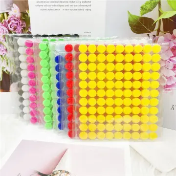 500pcs Double Sided Tape Removable Round Clear Sticky Dots Tape