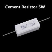 【DT】hot！ 10pcs Cement resistance 5W 56 75 82 120 180 200 220 270 300 330 ohm 56R 75R 82R 120R 180R 200R 220R 270R 300R 330R 5  5w