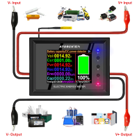 เครื่องวัดไฟฟ้า ATORCH DT24 HD IPS Bluetooth digital display DC 0-380V Power APP Voltmeter Ammeter Battery Capacity Tester Fuel Gauge voltage detector Meter