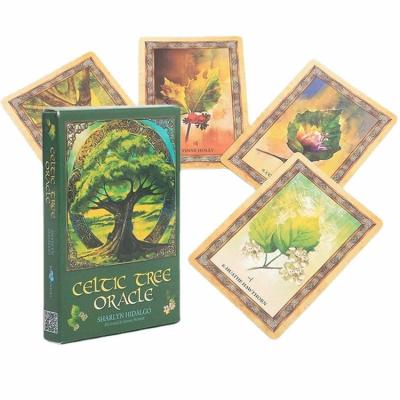 Celtic Tree Oracle Tarot Cards Table Board Game Card Deck Fortune Telling Tarot Cards Guidance Divination Magical Party Games richly