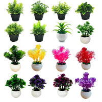 ABL Simulation Potted Plant Mini Plastic Artificial Simulation Small Potted Simulation Green Radish Potted Fake Flower Potted Plant