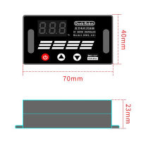 DC8V-55V DMC-331 10A DC PWM มอเตอร์เครื่องควบคุมความเร็วจอแสดงผล LED ดิจิตอลสวิทช์แผงควบคุมการทำงานความเร็วมอเตอร์ปรับได้