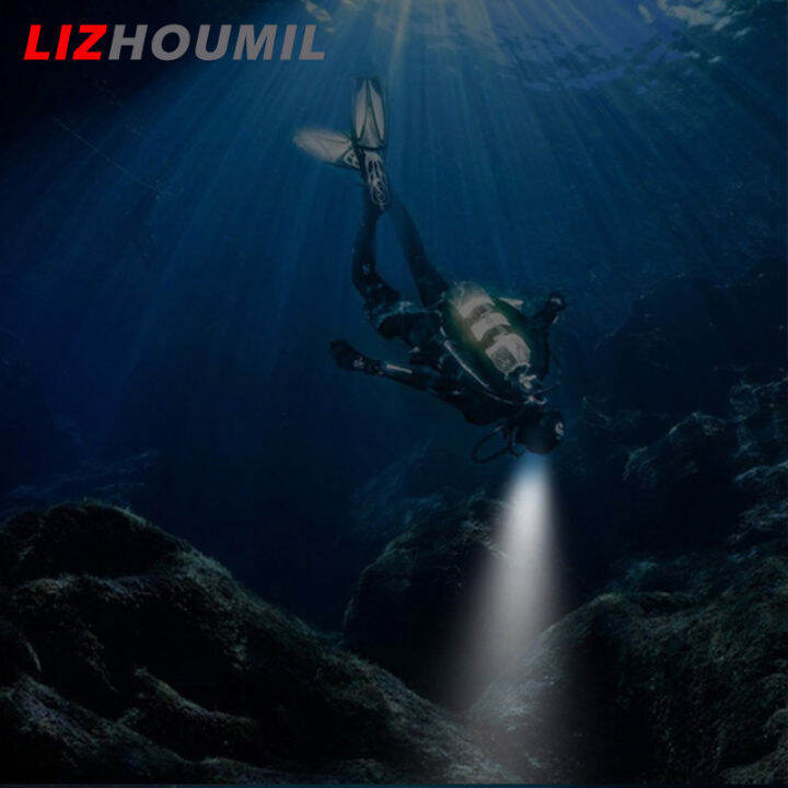 lizhoumil-คบเพลิงหัวไฟฉาย-led-พลังงานสูงแบบมัลติฟังก์ชั่น-dh06-sst40ใต้น้ำไฟดำน้ำพร้อมผ้าโพกศรีษะ