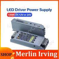 Merlin Irving Shop 150W DC12V 12.5A 24V DC 6.2A Ultra Thin LED Power Supply Lighting Transformers Adapter Switch 150W AC110-265V For LED Strips