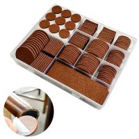 № 216Pcs Furniture Chair Table Leg Protector Pads Self Adhesive Round Felt Wood Cover Anti Floor Scratches Non-slip Foot Pads