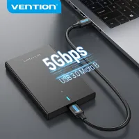 Vention เคส HDD 2.5 SATA เป็น USB 3.0กล่อง HDD ดิสก์อะแดปเตอร์ฮาร์ดไดรฟ์สำหรับดิสก์ SSD HDD Box USB 3.0 Micro B HD ภายนอก