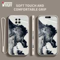 VRQRเคสสำหรับผู้ขายชั้นนำ Xiaomi Redmi Note 9 Note 9S Note 9 Pro Note9 Pro Max POCO M2 Pro เคสโทรศัพท์การเรนเดอร์สีน้ำเคสแบบนิ่ม