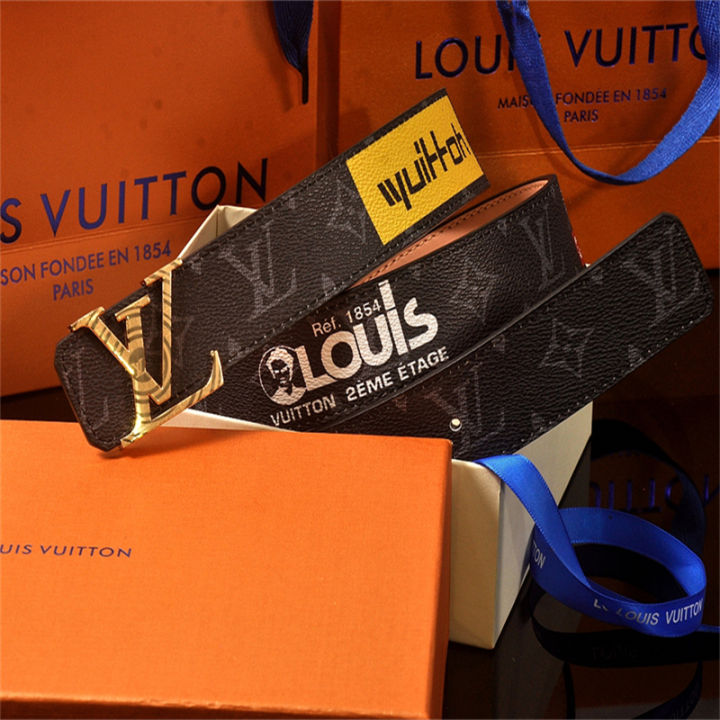 lv-เข็มขัดหนังแท้หลากสีสำหรับผู้ชาย-เข็มขัดหนังลูกวัวหัวเข็มขัดแบบเข็มแนวธุรกิจแฟชั่นกว้าง3-8ซม