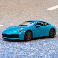 Welly 1:24 Porsche 911 Carrera 4S Alloy Sports Car Model High Simulation Diecast Metal Toy Vehicles Car Model Childrens Toy Gift