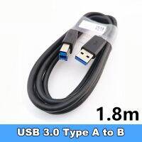 USB Jasoz 3.0สายเครื่องพิมพ์แบบ-ตัวผู้กับตัวผู้ B-3.0ตัวผู้สายเคเบิลสำหรับ Canon เอปสัน HP เจียงเครื่องพิมพ์ฉลากสแกนเนอร์ยูเอสบี USB เครื่องพิมพ์1.8เมตร