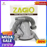 ZAGIO ชุดสะดืออ่างล้างจาน รุ่น 3852 ขนาด 4 นิ้ว สีเทา