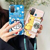 Infinix Itel Vision 1 Pro Vision1Pro S16การ์ตูน Pikachu Doraemon เคสเคสใส่โทรศัพท์แบบนิ่ม (สายคล้องฟรี) ฝาครอบสัตว์