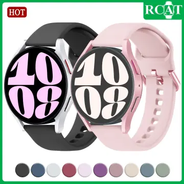  Leather Band Compatible with Samsung Galaxy Watch 6/5/4 40mm  44mm/6 Classic Band 43mm 47mm/4 Classic 42mm 46mm, 20mm Designer Classic  Watch Wristbands for Active 2/3 41mm Women Men : Cell Phones