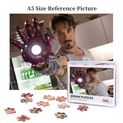 Iron Man Robert Downey Jr. Tony Stark Wooden Jigsaw Puzzle 500 Pieces Educational Toy Painting Art Decor Decompression toys 500pcs