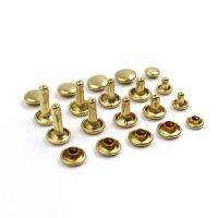 【CW】 100pcs Round Cap Rivets Stud Rivet Collision Leather Clothing Garment Shoe Fastener