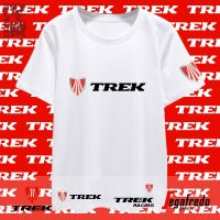 Customizable Trek cycling enthusiasts short-sleeved T-shirt mens and womens pure cotton half-sleeved loose clothes