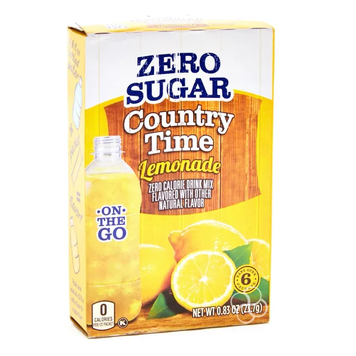Country Time On-The-Go Lemonade Zero Calorie Drink Mix 23.7g | Lazada PH