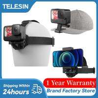 ❦ TELESIN 2 in 1 Head Strap Hat clip for Gopro 12 hero 11 10 9 8 7 Accessories Head Belt Strap Mount For Insta360 DJI OSOMO Action