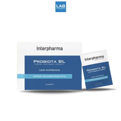 Interpharma Probiota BL 30s อินเตอร์ฟาร์มา โพรไบโอต้า บีแอล ผลิตภัณฑ์โปรไบโอติก 1 กล่อง บรรจุ 30 ซอง / ซองละ 1,800 มิลลิกรัม