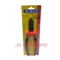 KINZO 858-8 คีมปากเฉียงชุบนิกเกิ้ลดำ คีมตัด