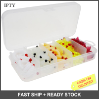 IPTY 125pcs Fishing Lure หนอนจริง maggot grub Soft เหยื่อซิลิโคนประดิษฐ์เหยื่อ