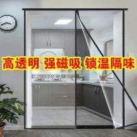 ▫  Air conditioning door curtain windproof cold protection warm insulation winter thickening transparent double self-priming