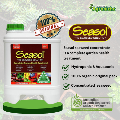 Agroniche Seasol Hydroponic and Plant Growth Stimulator, Australia