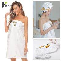 Bath Towel Hair Drying Towel Women Bath Towel Tube Dress Set Spa Bath Towel  Quick-Dry Hair Drying Cap Body Wrap &amp; Hair Towel Towels