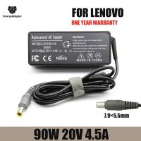 90W 20V 4.5A 7.9*5.5มม.แล็ปท็อปอะแดปเตอร์ AC เครื่องชาร์จสำหรับ Lenovo Thinkpad T400 T410 T410i T400s T420 T420s T500ขอบ11 13 14 15 Yuebian